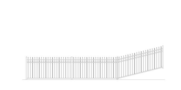 Metal Fence - EBR0408-K-96