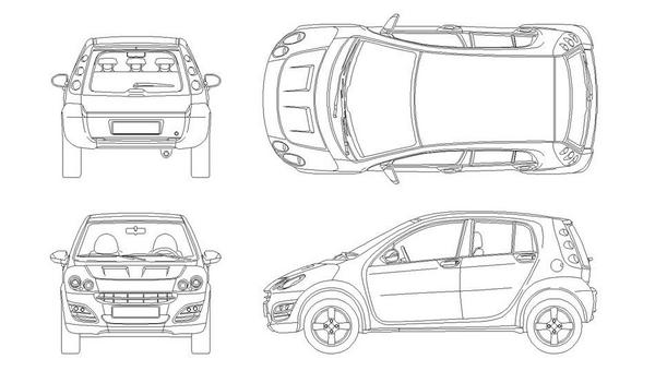 SMART FORFOUR (Parametric)