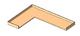 COUNTERTOP - L SHAPED W/ BACKSPLASH AND 2 ENDS