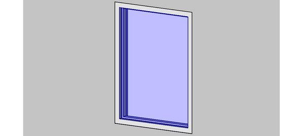 WINDOW - HM FRAME W/ SINGLE PANE (MASONRY)