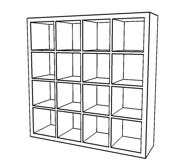 IKEA Expedit Bookshelve 4x4