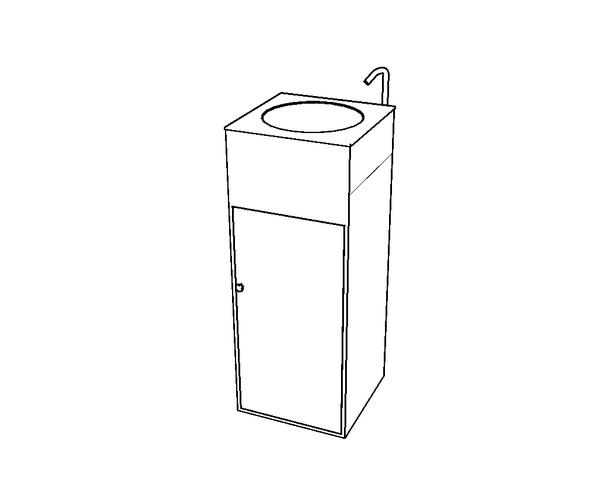 Portable sink based on Oddysey 1000