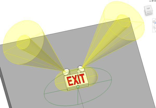 Exit Sign / Emergency Light Combo