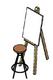 Art Easel with Stool