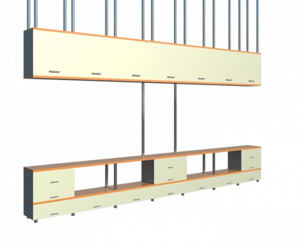 TV furniture with cabinets / Mueble bajo para TV