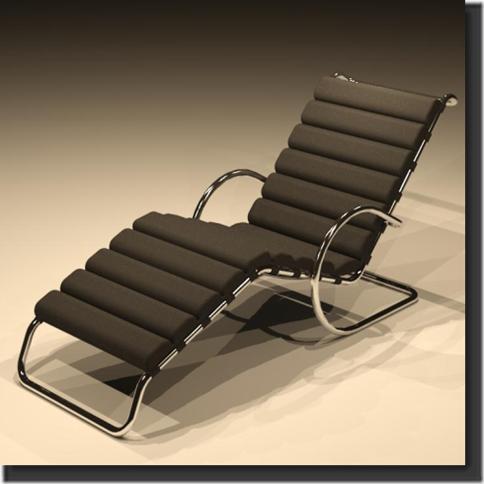 MR Chaise Lounge by Ludwig Mies van de Rohe