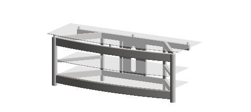 Contemporary Glass Entertainment Center