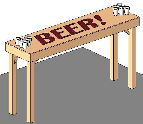 Beer Pong Table