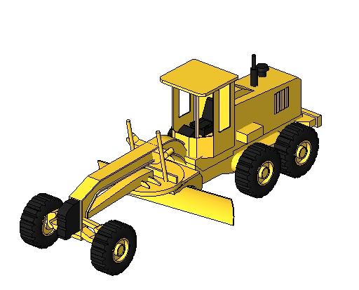 3d Road Grader