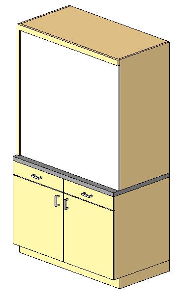 Learning Wall - Marker Board Hutch