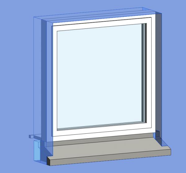 Window - Stanard Irish concrete/stone Cill