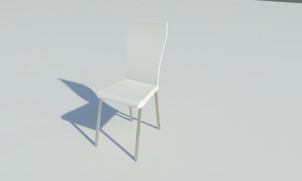 Chair white tissue