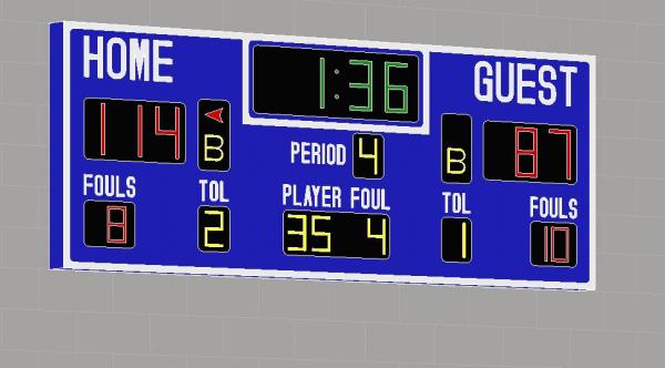 Scoreboard - Wall Hosted