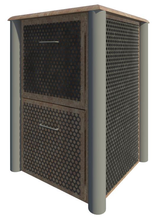 Under Desk File Cabinet