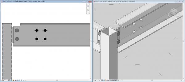 Parametric Structural Framing/Column Penetration