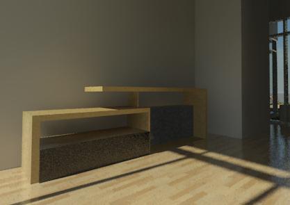 RACK 1 gaveta 2 puertas