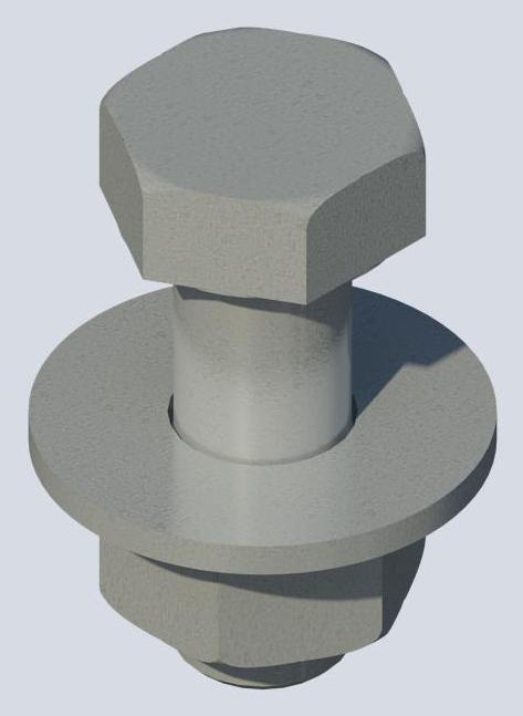 3/4"Ø A325 Heavy Hex Bolt