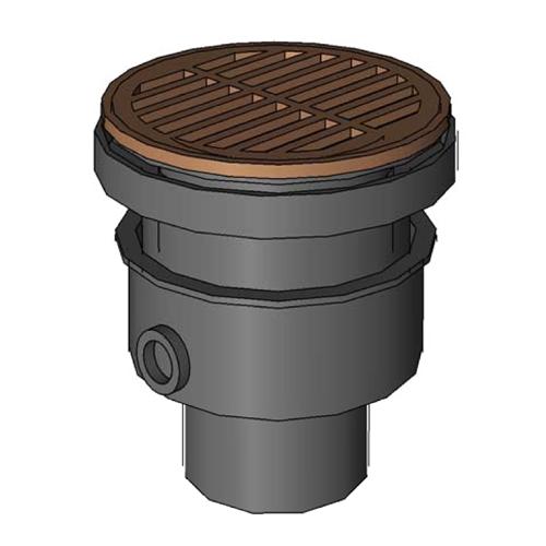 SIOUX CHIEF - FinishLineDrain™ AdjustableFloorDrain, OnGrade, Round