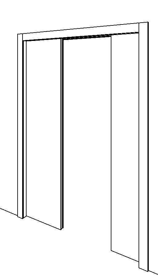 Πορτα δύφιλλη χωνευτή συρόμενη