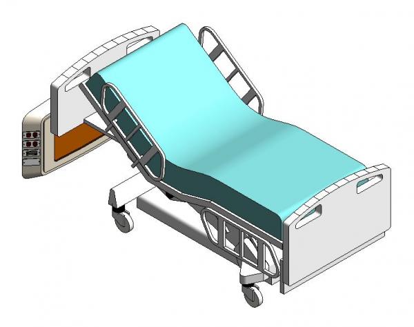 Hill Rom Patient Bed With Bed Locator