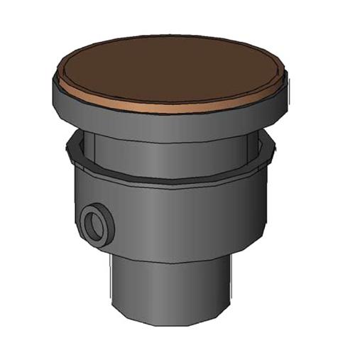 SIOUX CHIEF - FinishLine™ AdjustableFloorCleanout, OnGrade, Round