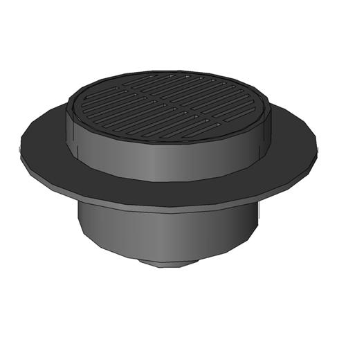 SIOUX CHIEF - FatMax™ FloorDrainSink, DrainBody, Strainer