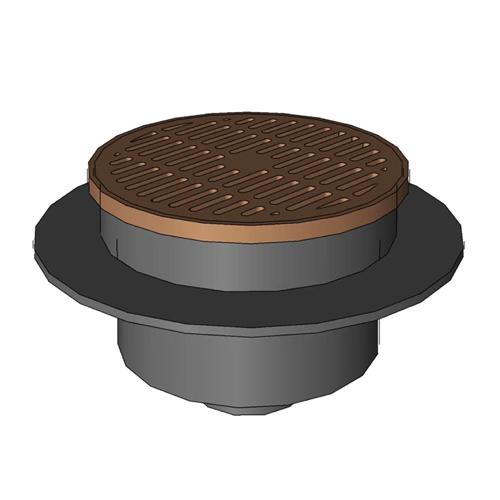 SIOUX CHIEF - FatMax™ FloorDrainSink, DrainBody, RingStrainer