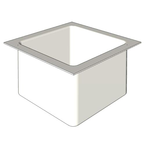 SIOUX CHIEF - SquareFloorSink, DrainBody