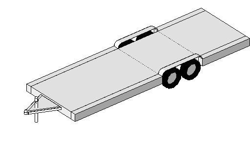 flatbed trailer