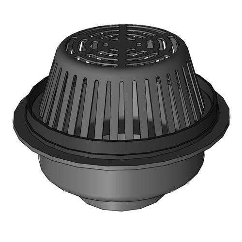 SIOUX CHIEF - CastIronRoofDrain, 3-8inch