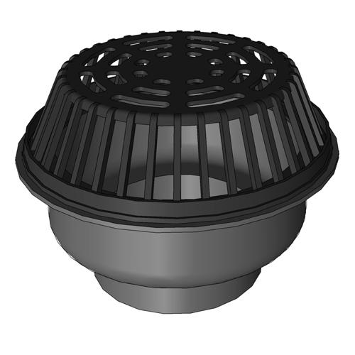 SIOUX CHIEF - CastIronRoofDrain, 10-12inch