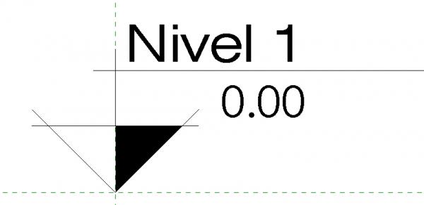 Etiqueta para Indicación de Nivel (Vista de Alzados)
