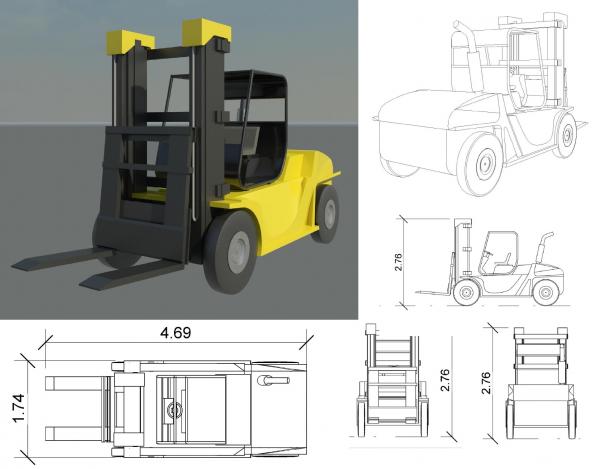 Revitcity Com Object Forklift Truck Camion De Montacargas