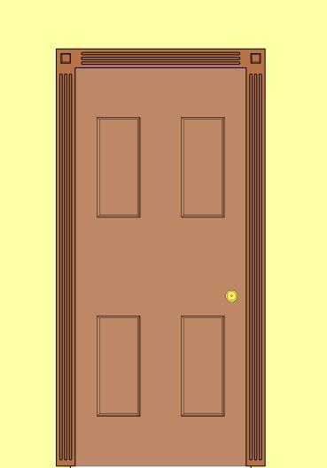 Interior - 4 Panel - Wood