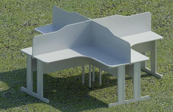 Estação de Trabalho 4 Lugares