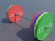 Fully Loaded Olympic Barbell with Competition Plates