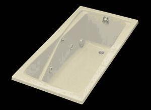 Kohler - K-1201 Hourglass 30 Bath Whirlpool