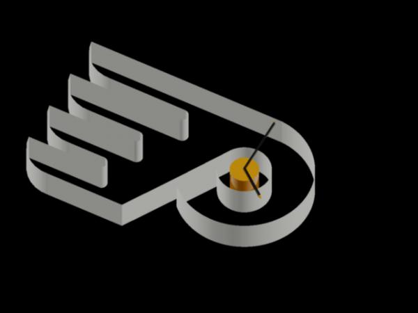 Philadelphia flyers wall clock