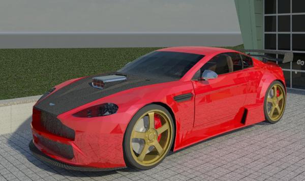 Aston Martin Racer - Tunner Car Automobile Vehicle