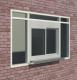 Slider Window - Curtain Panel