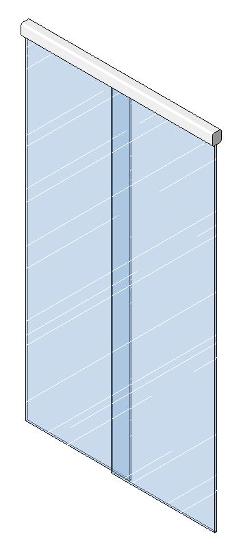 Bathroom Box with Sliding Door / Box de banheiro com porta deslizante