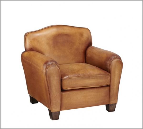 Benton Leather Club Armchair