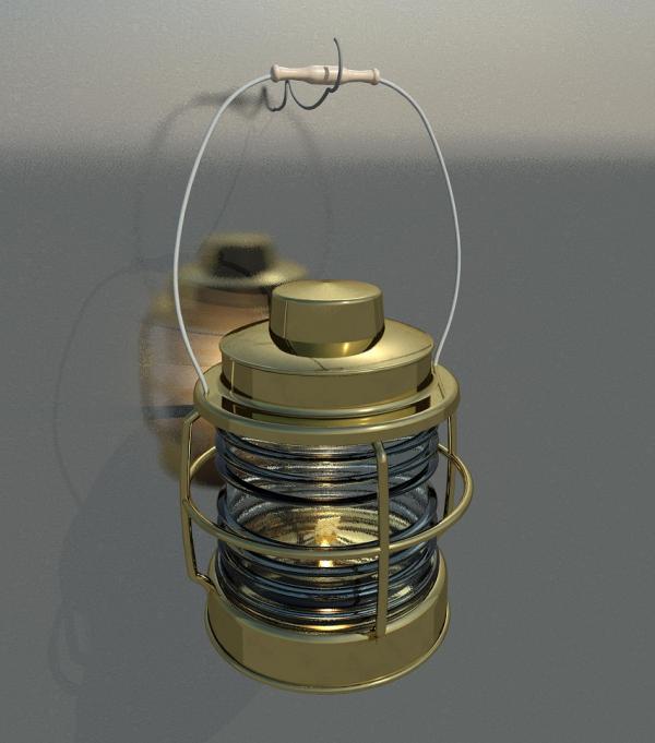 Nautical Brass Ship Lantern Light Source