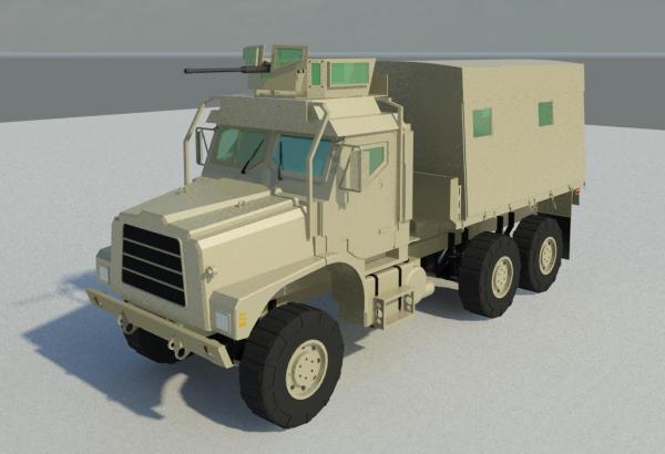 Military - MTVR - Troop Transport Truck