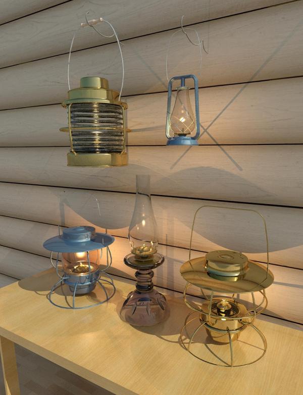 Rustic Lantern Collection Light sources