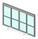 Curtain Wall Panel - Automatic Sliding Double Doors