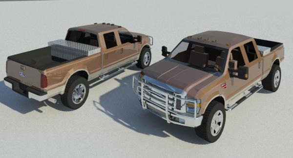 Ford F250 Crew Cab - Truck Pickup Automobile Vehicle