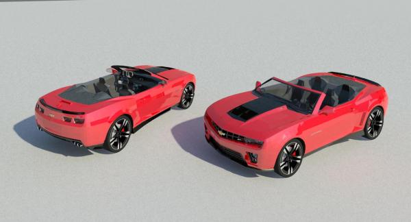 Chevy Camaro ZL1 Convertible - Car Automobile Vehicle