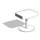 Happy Lounge Chair Foot Rest Round Base  - HighTower