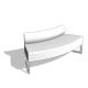 Le Mur Module Seating Sytem For Teaming / Seat Curved Outer Section - HighTower